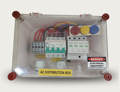 STANDARD SERIES- ACDB BOX 3PHASE 40A WITH RYB INDICATOR